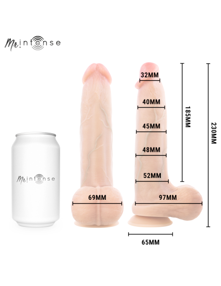 MR INTENSE BRUCE L DILDO SILICONA 23 CM A 52 CM