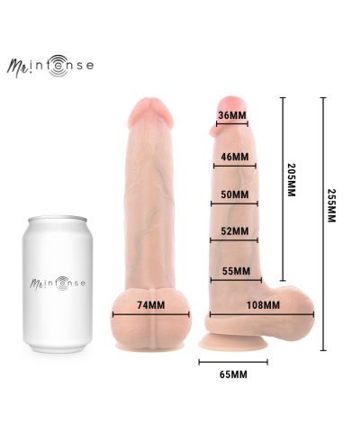 MR INTENSE BRUCE XL DILDO SILICONA 255 CM A 55 CM
