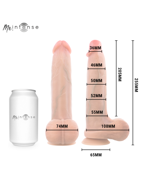 MR INTENSE BRUCE XL DILDO SILICONA 255 CM A 55 CM