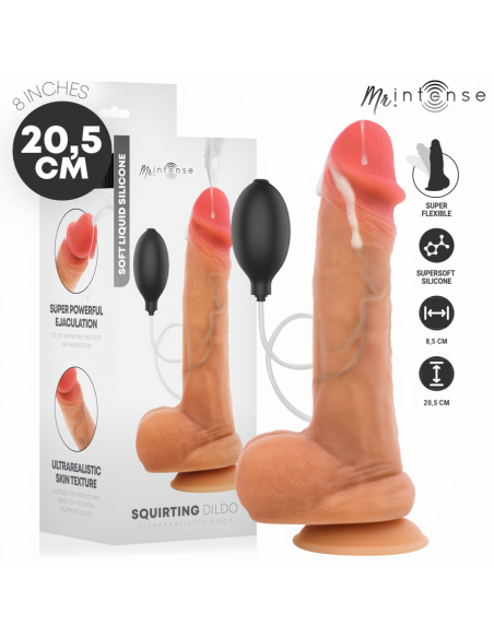 MR INTENSE DANNY DILDO EYACULADOR SILICONA 205 CM A 4 CM