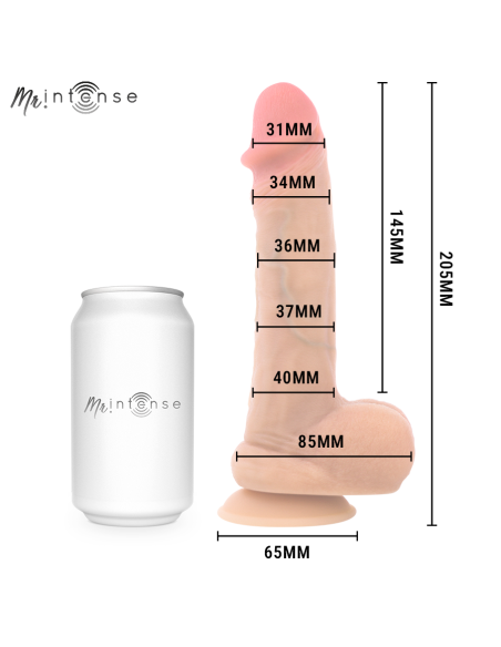 MR INTENSE DANNY DILDO EYACULADOR SILICONA 205 CM A 4 CM