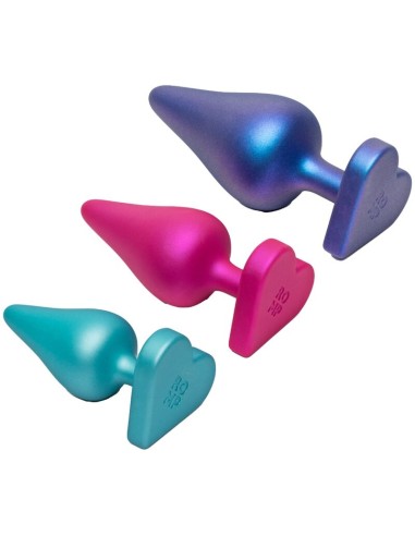 ROMP LUSTER KIT DE ENTRENAMIENTO ANAL S M L CON BASE EN FORMA DE CORAZAN