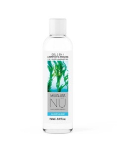 MIXGLISS GEL NA 2 EN 1 LUBRICANTE BASE AGUA Y MASAJE NURU ALGA 150 ML