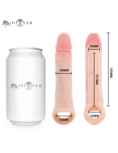 MR INTENSE ARNOLD M VIBRADOR FUNDA PENE SILICONA CONTROL REMOTO 145 CM A 4 CM