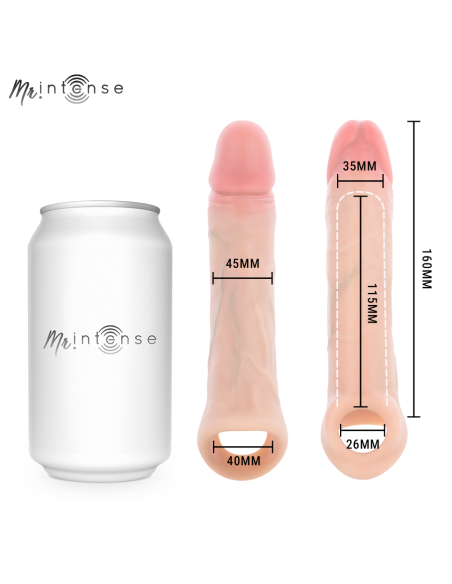 MR INTENSE ARNOLD L VIBRADOR FUNDA PENE SILICONA CONTROL REMOTO 16 CM A 45 CM